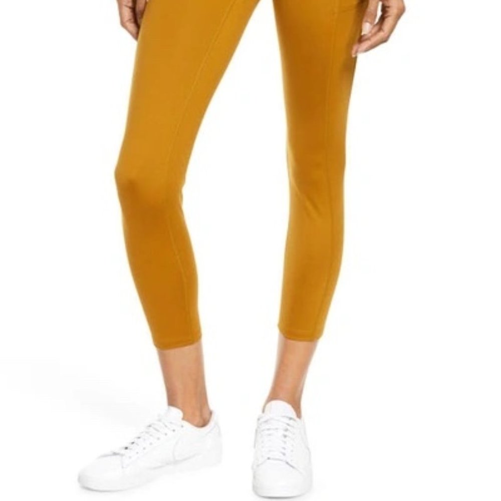 Girlfriend Collective Compressive High-Rise Leggings Saddle Size Small